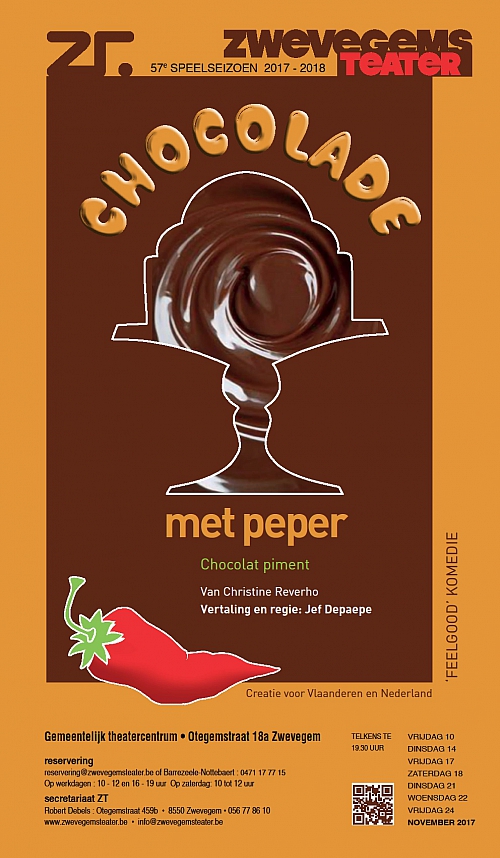 CHOCOLADE MET PEPER
(Chocolat piment)